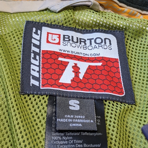 Burton Ski/Snowboard Winter Tactic Pants Khaki Men's Size S - Picture 4 of 9